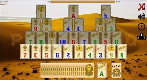 Piramidroid. Pyramid Solitaire. Card game screenshot 2