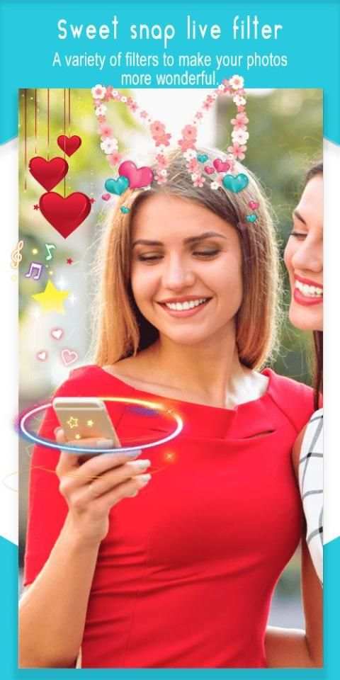Sweet Snap – Live Filter स्क्रीनशॉट 2