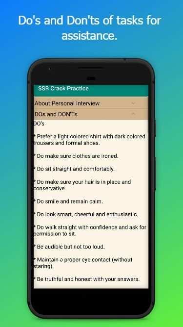 SSB Interview Preparation स्क्रीनशॉट 6
