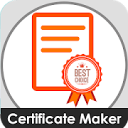 Certificate maker – Templates, Stickers &amp; Design आइकन
