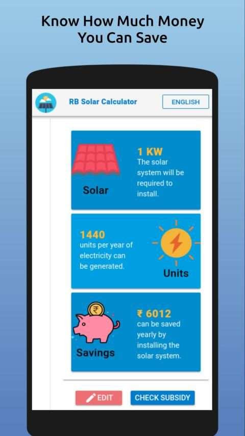 RB Solar Calculator скриншот 2