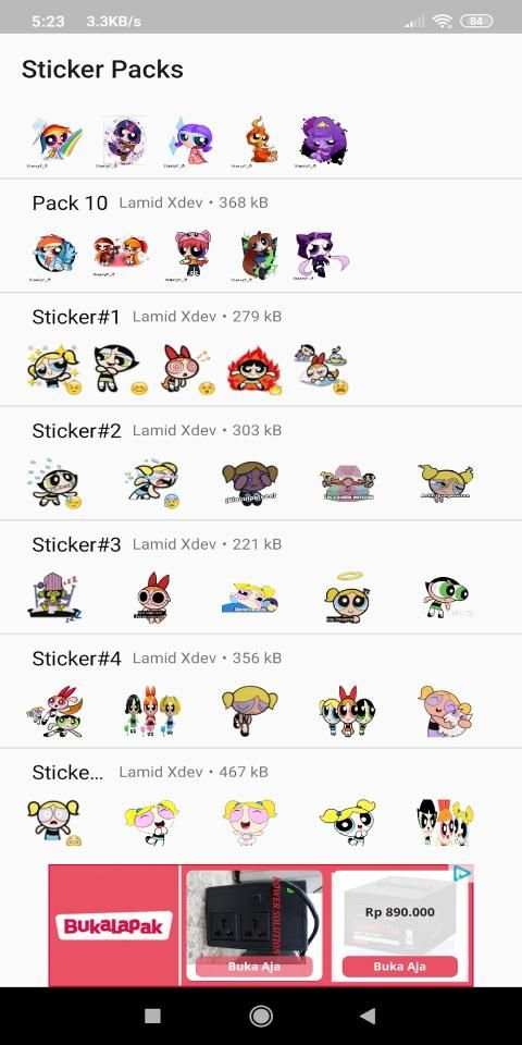Sticker de Las Chicas Suprepoderosas Para WhatsApp screenshot 3
