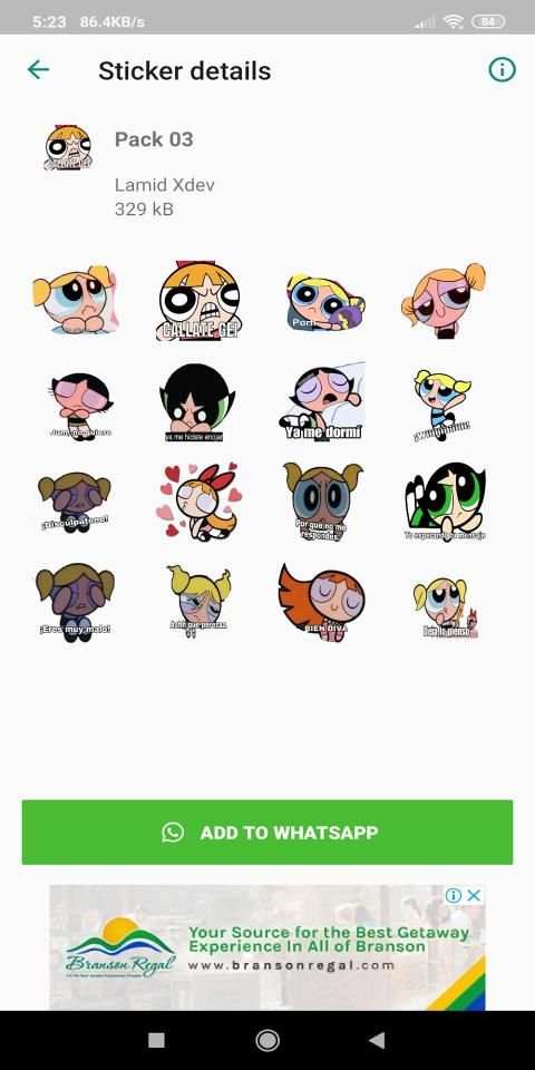 Sticker de Las Chicas Suprepoderosas Para WhatsApp screenshot 1