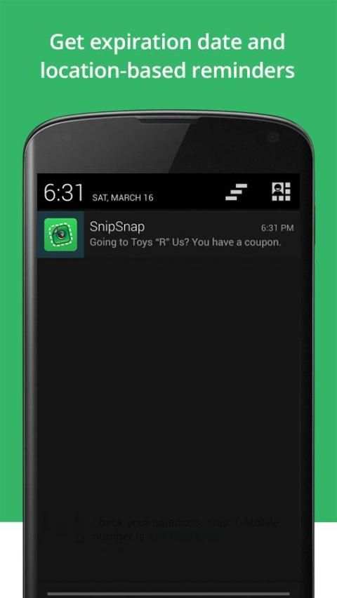 SnipSnap Coupon App स्क्रीनशॉट 1