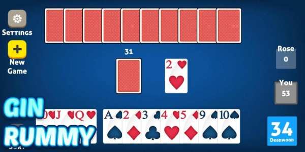 Gin Rummy Plus स्क्रीनशॉट 4