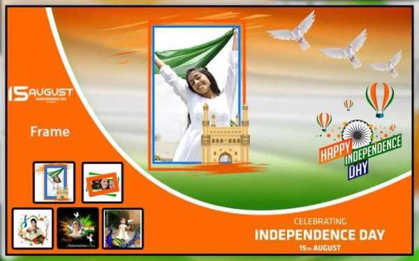 Independence Day Photo Frame - 15 Aug Photo Frame screenshot 2