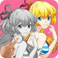 Girly Anime Sexy Bikini Pixel Art Color By Number