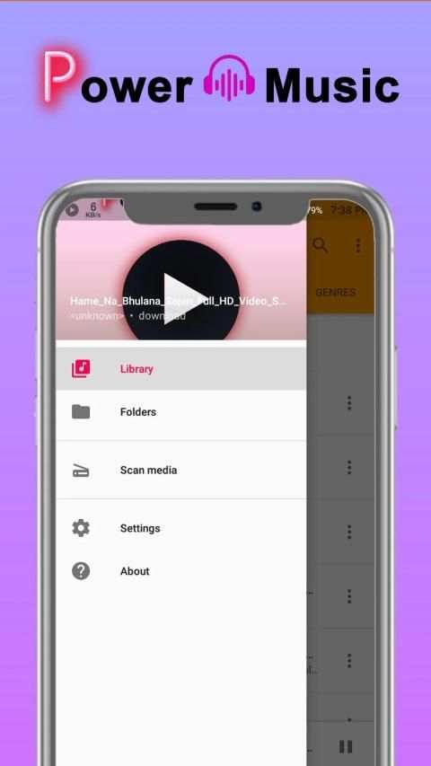 Power Music : Music Player MP3 screenshot 2