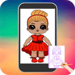 Drawing Cute Dolls - Chibi Girls आइकन