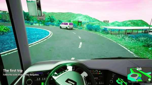 Indonesia Proton Bus Simulator 3D:Road Bus Driving स्क्रीनशॉट 8
