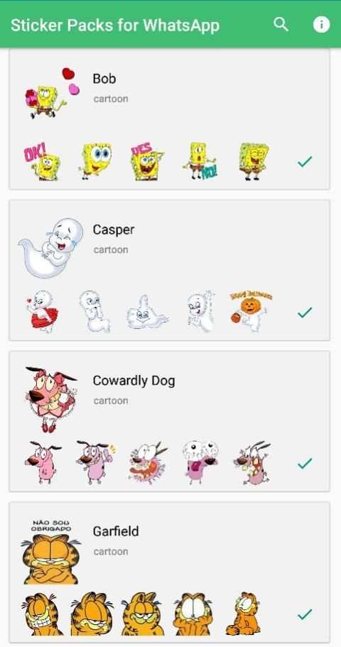 Funny Cartoon stickers for WhatsApp screenshot 5