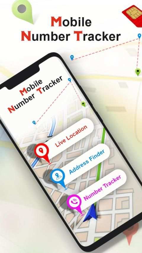 Mobile Number Tracker - Live Mobile Number Locator स्क्रीनशॉट 1
