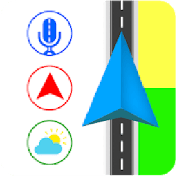 Voice Gps Navigation &amp; Weather, famous places icon