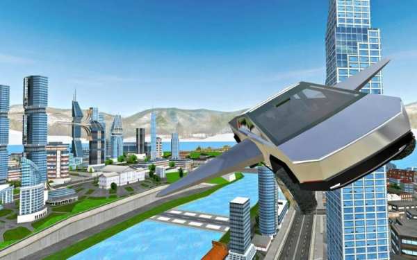 Modern Sports Flying SUV : Driving Simulator स्क्रीनशॉट 9