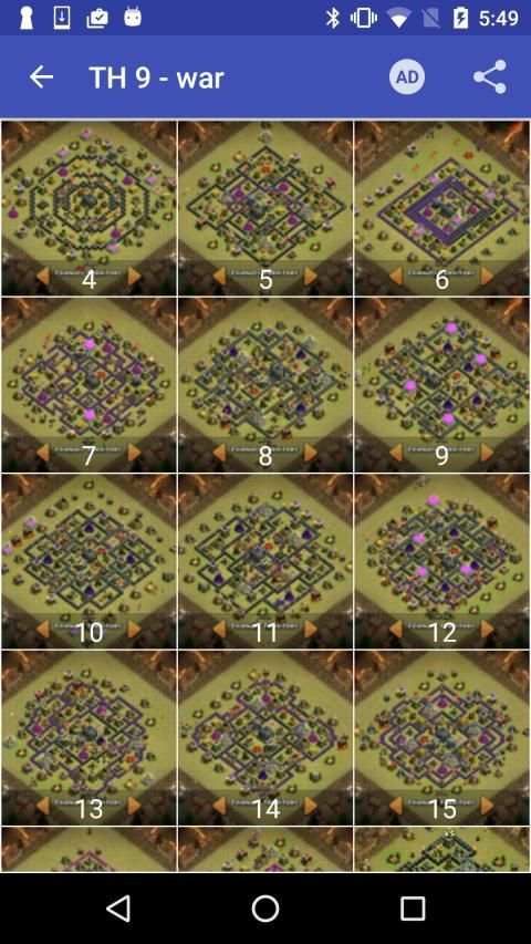 Maps of Coc TH9 screenshot 6