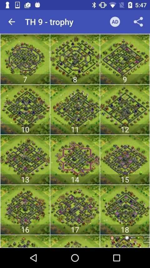 Maps of Coc TH9 screenshot 7