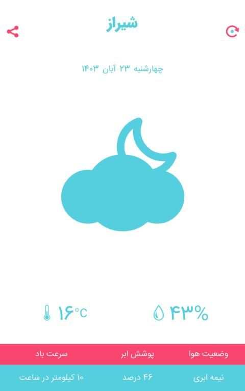 هواشناس ۴(هواشناسی)
‎ screenshot 1