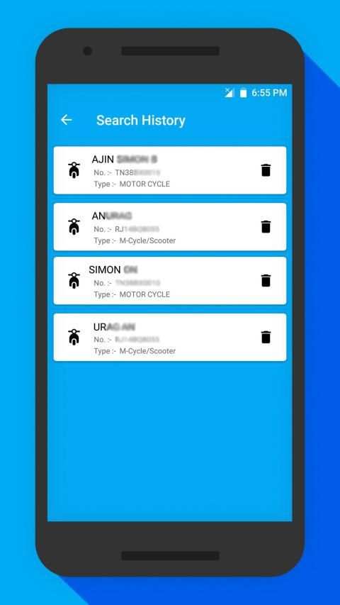 RTO Vehicle Information screenshot 1