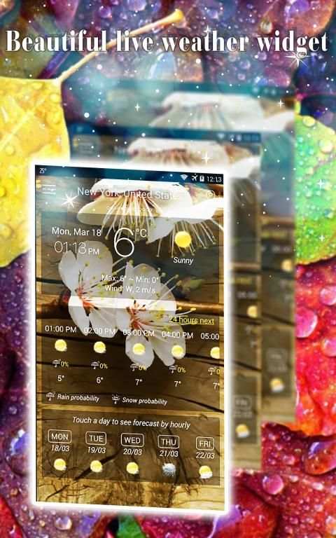 Weather Forecast & Live Wallpaper स्क्रीनशॉट 3