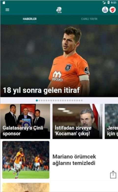 ASPOR-Canlı yayınlar, maç özetleri, spor haberleri screenshot 6