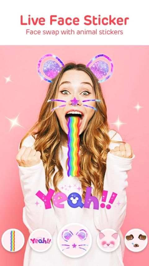 Face Sticker Camera – Photo Sticker & Face Filter screenshot 5
