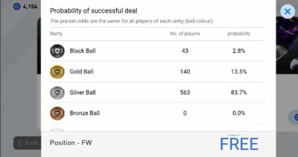 Black ball - legendary draw box P€S assistance screenshot 3