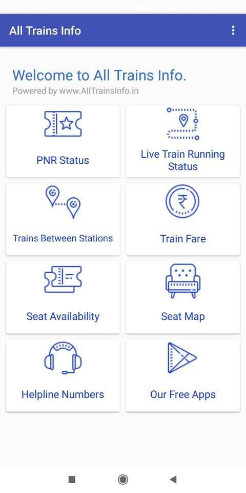 All Trains Info & PNR Status - IRCTC Railway App screenshot 8