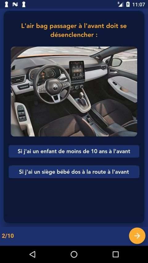 Questions Examen Pratique Permis de Conduire screenshot 2