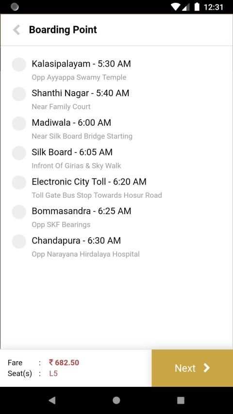 KMS Travels - Online Bus Tickets Booking screenshot 2
