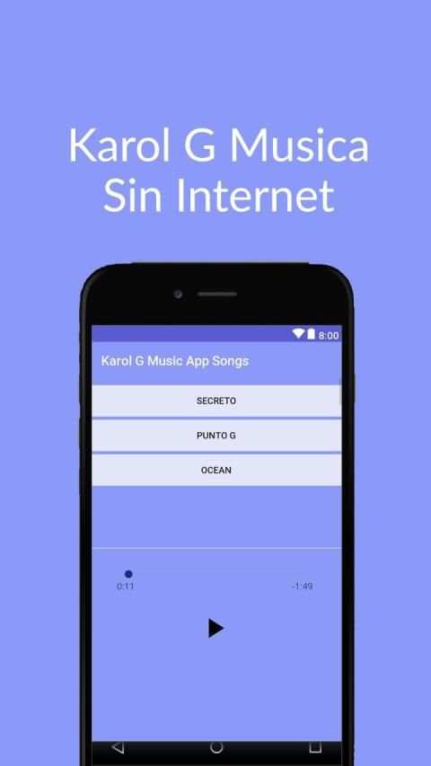Karol G Musica Sin Internet Offline 2019 screenshot 1