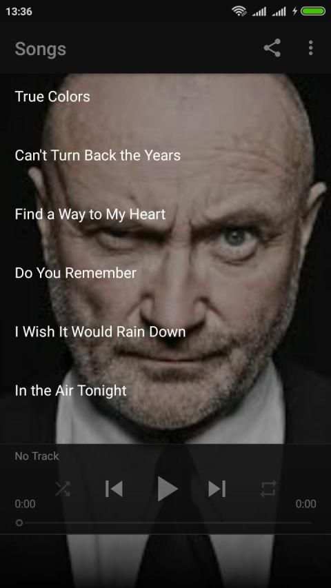 Phil Collins OFFLINE Songs screenshot 2