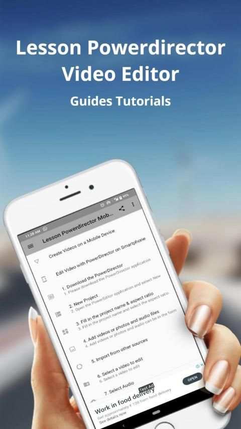 Lesson Powerdirector Video Editor Guides Tutorials स्क्रीनशॉट 4