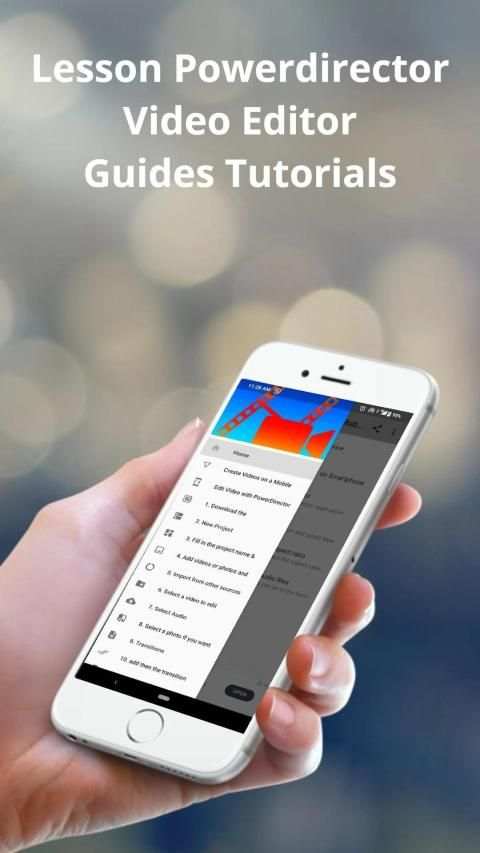 Lesson Powerdirector Video Editor Guides Tutorials screenshot 5