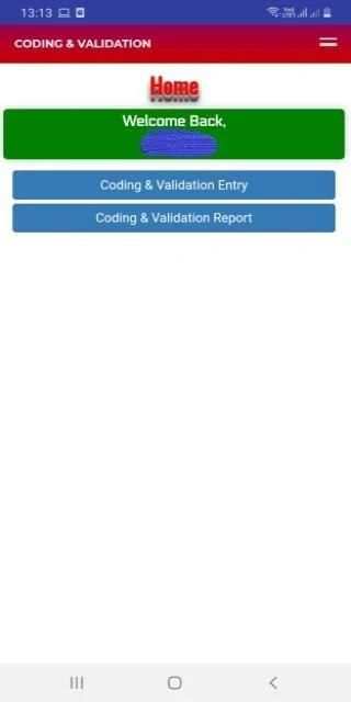 CODING & VALIDATION APPLICATION screenshot 1