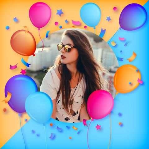 Happy birthday photo frames screenshot 5