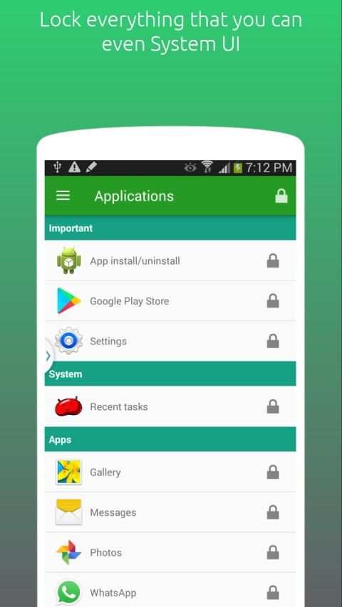 AppLock - Fingerprint Lock स्क्रीनशॉट 4