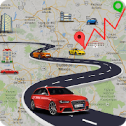 ikon Find Routes on Map : Gps Location on Map