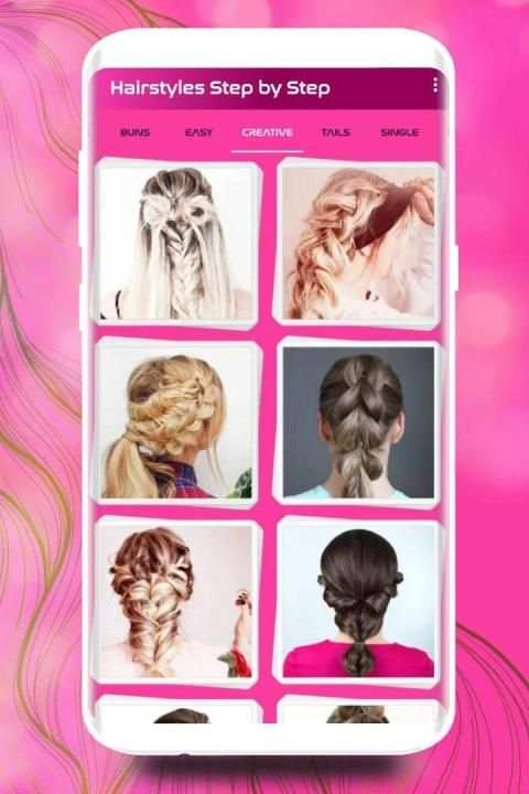Hairstyles Step by Step DIY स्क्रीनशॉट 2