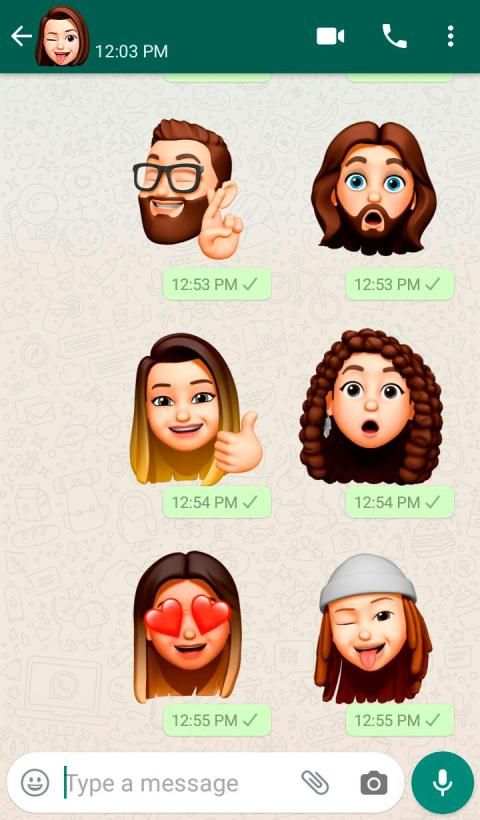 Memoji Apple Stickers for Android WhatsApp स्क्रीनशॉट 9