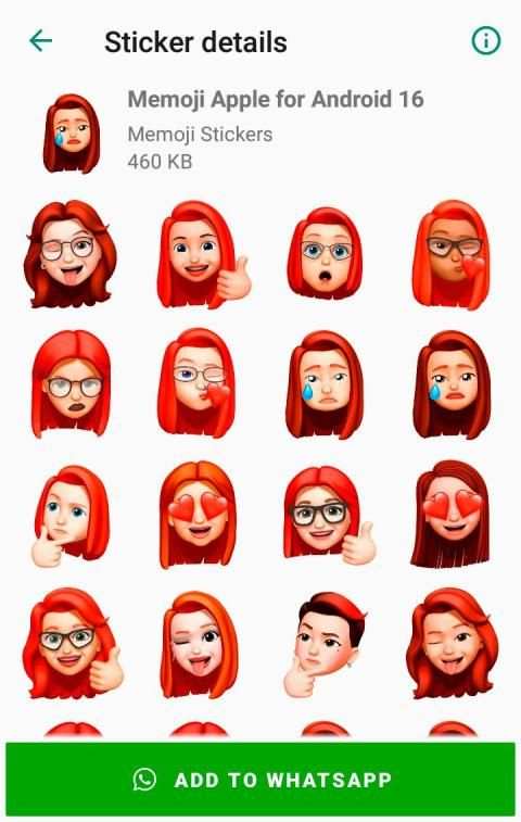 Memoji Apple Stickers for Android WhatsApp स्क्रीनशॉट 3