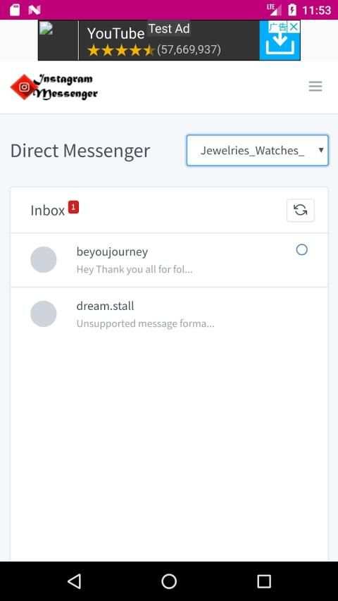 Instagram Messenger - Multiple Accounts Messenger screenshot 21