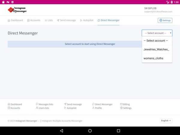 Instagram Messenger - Multiple Accounts Messenger screenshot 6