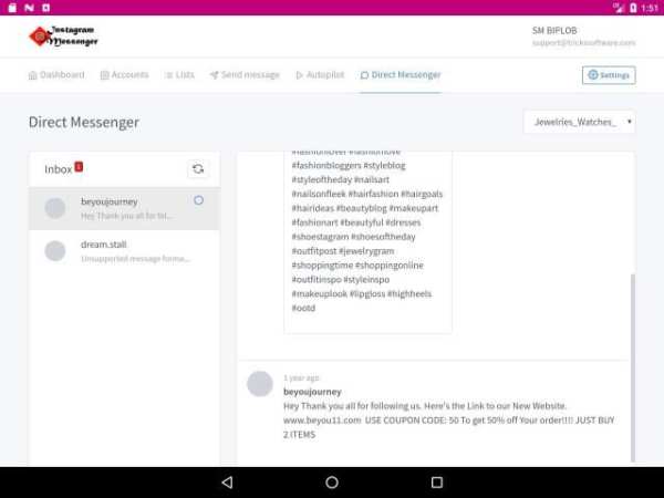 Instagram Messenger - Multiple Accounts Messenger screenshot 4