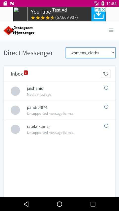 Instagram Messenger - Multiple Accounts Messenger screenshot 20
