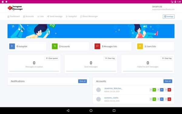 Instagram Messenger - Multiple Accounts Messenger screenshot 9
