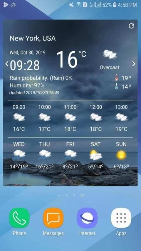 Live Weather App - Clock Widget for Android स्क्रीनशॉट 1