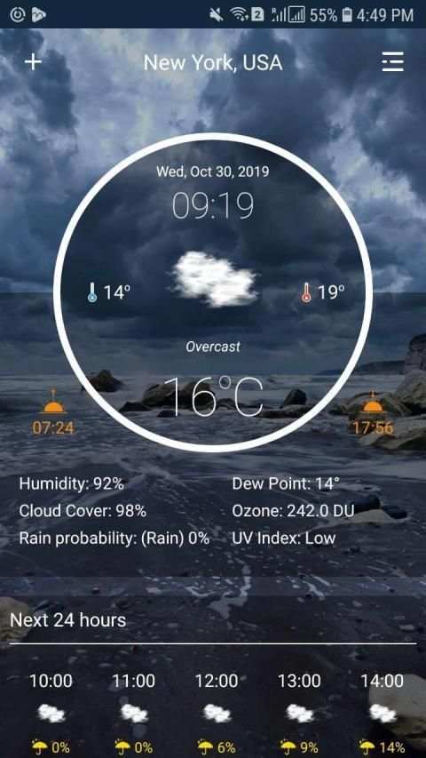 Live Weather App - Clock Widget for Android स्क्रीनशॉट 8