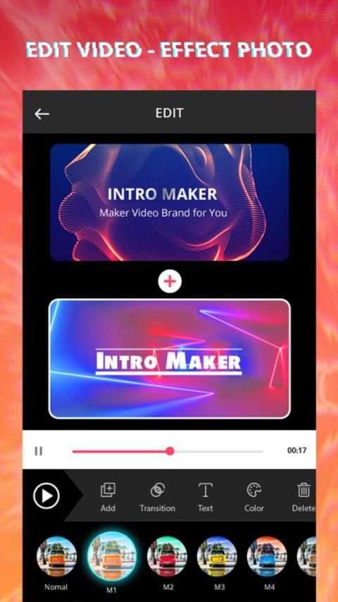 Intro Maker With Music, Video Maker & Video Editor screenshot 1