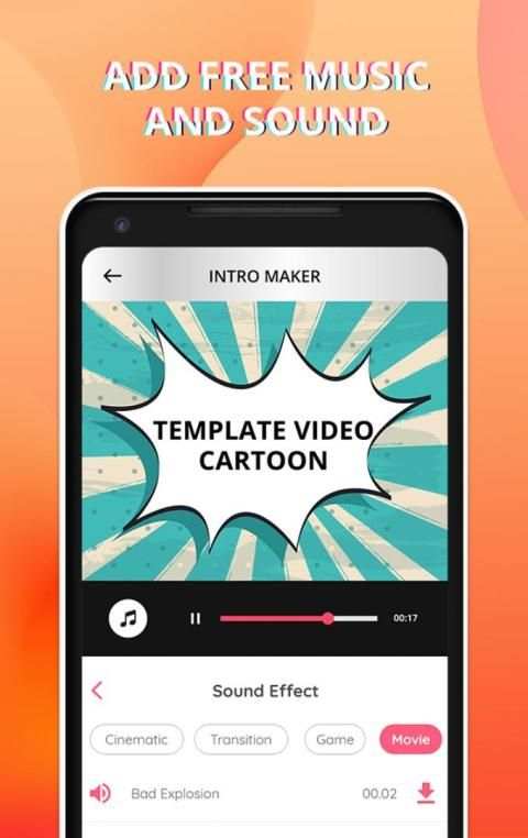 Video Intro Maker With Music, Crop & Editor स्क्रीनशॉट 2