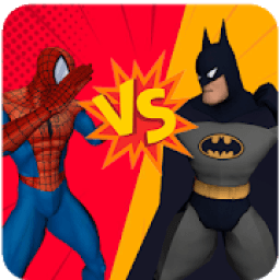 Spider Hero vs Black Hero Fighting 3d आइकन